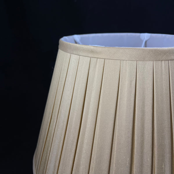 10" 'Lucy' Pleated Silk Lampshade