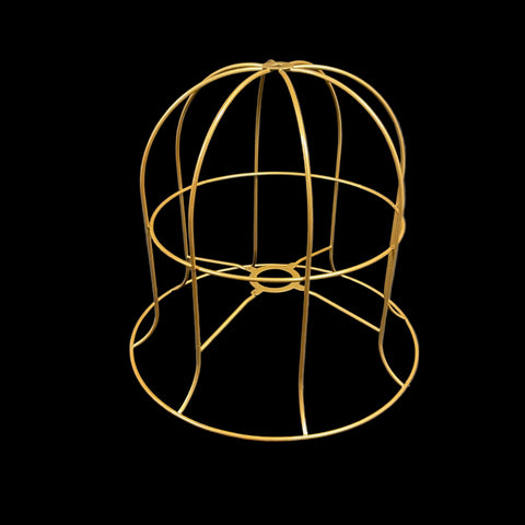 (032) 13" Bowed Bell Shape Frame GOLD Finish (x 1)