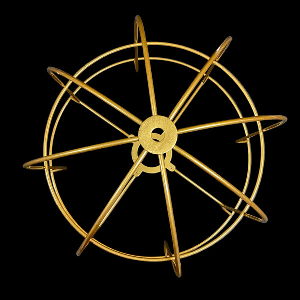 (032) 13" Bowed Bell Shape Frame GOLD Finish (x 1)