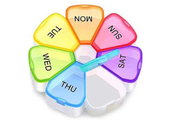 7 Day Pill Organiser – BPA Free (CLEARANCE)