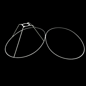 (341) 17.5" Oval Ringset (x 1) SECONDS