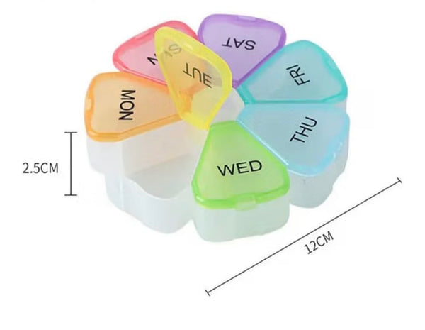 7 Day Pill Organiser – BPA Free (CLEARANCE)