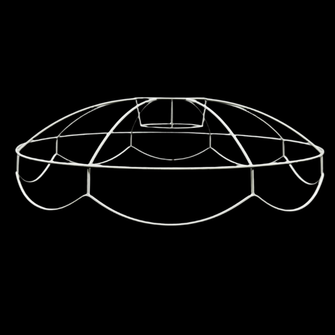 Domed Scalloped Carousel Frame