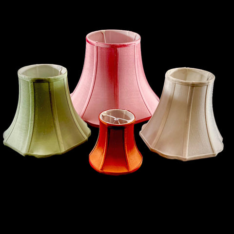 York - Silk Bowed and Shaped Lampshade (Limited Stock Available)