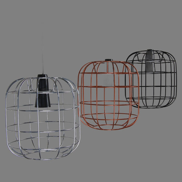 Arkwright Industrial Wire Cage Light - HomemakingHeaven
 - 1