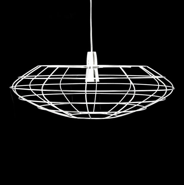 wire cage frame pendant light
